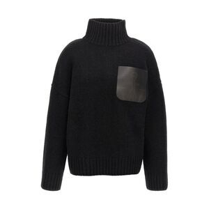 J.W.ANDERSON 'Leather Patch Pocket' sweater